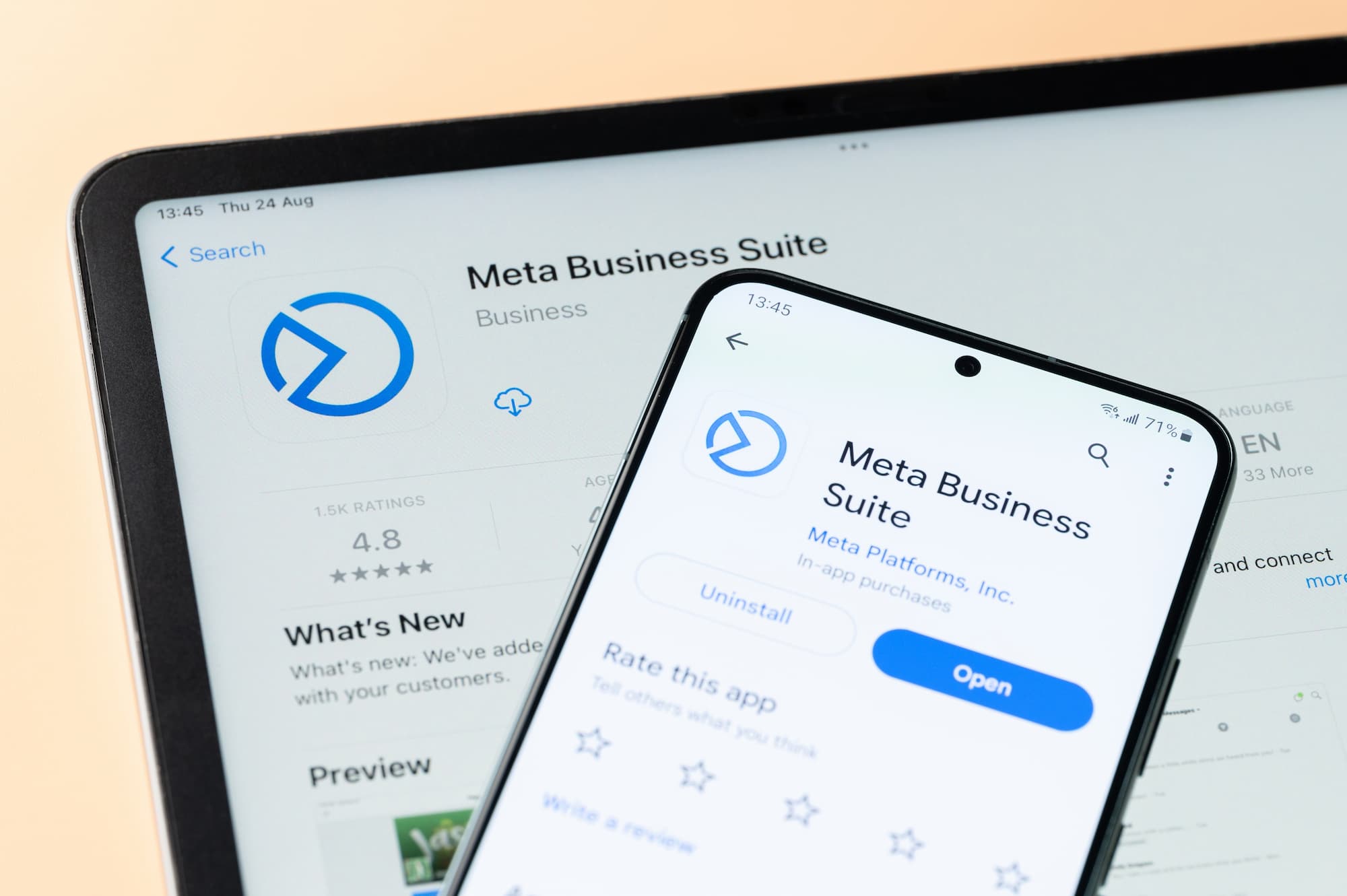 Meta Business Suite Görseli meta business suite kontrol paneli ekran görüntüsü